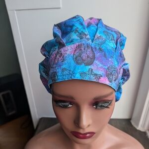 Kimkaps Blue and Purple Anatomy-Themed Scrub Cap